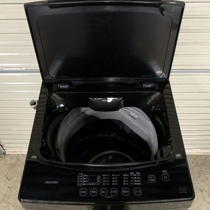 アイリスオーヤマ 洗濯機 IAW-T603BL 2021年製 Amazon.co.jp: アイリスオーヤマ 洗濯機 6kg ブラックレーベル