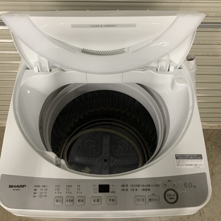 492 大型洗濯機 シャープ 国内メーカー 最新 保証込み 高年式 同棲