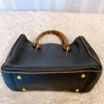 レザーハンドバッグ　斜め