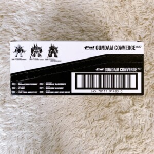 GUNDAM CONVERGE #27 BOX 背面
