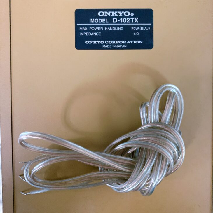 八王子市】ONKYO D-102TX スピーカーを出張買取｜木目が美しい高音質
