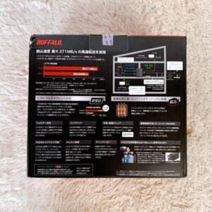 LinkStation ネットワークHDD 背面