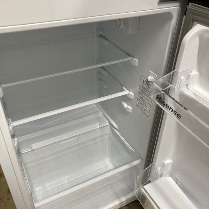 千葉県千葉市でHisense HR-B12E4W（2024年製）冷蔵庫を出張買取｜庫内