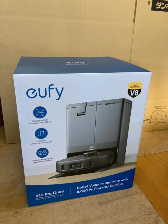 広島県東広島市でeufy ロボット掃除機 X10 Pro Omniを出張買取 未使用