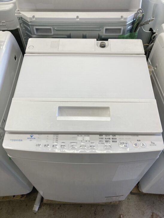 7出品。売約 埼玉県上尾市で東芝 全自動洗濯機 AW-7D7(W) 7kgを出張買取｜やや使用