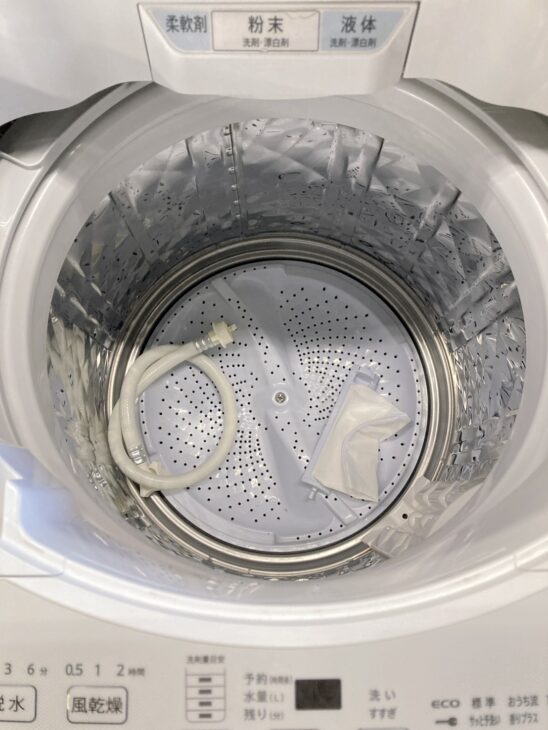 東京都足立区にてSHARP 全自動洗濯機 ES-GV8E-S 8.0kg 2021年製を出張