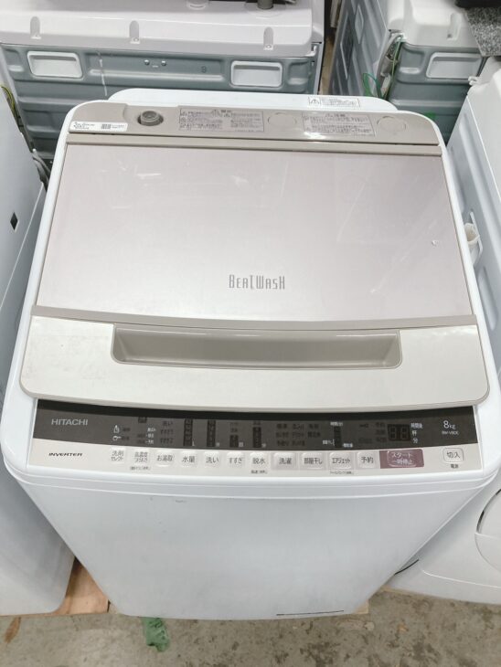島根県江津市で日立 全自動洗濯機 BW-V80Eを出張買取｜8kg・2019年製
