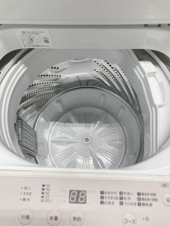 宮崎県都農町 Panasonic NA-F7B3 洗濯機 2025年製 内装外装ともに