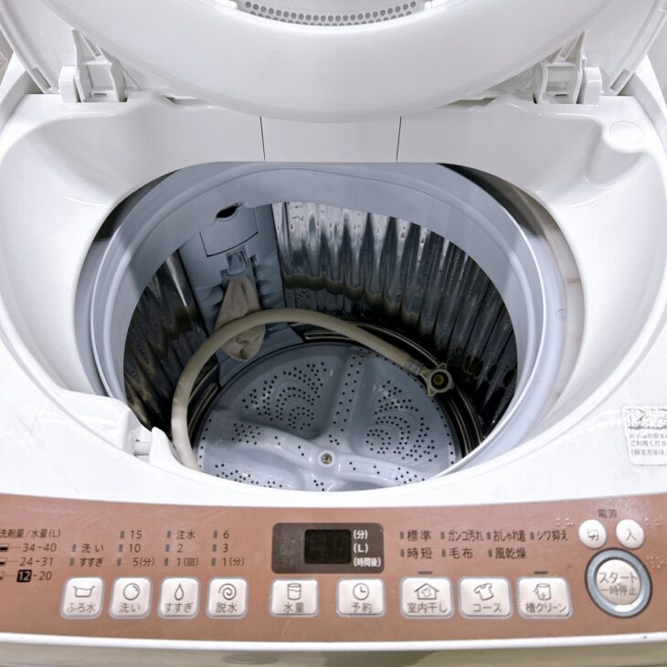 （取引終了）2014年製　全自動洗濯機　SHARP SHARP(シャープ)の8.0kg全自動洗濯機2014年製「ES-GV80P」｜2019年11月