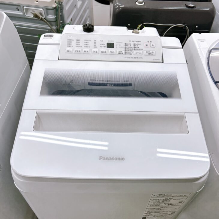 宮城県仙台市 パナソニック NA-FA70H7 全自動洗濯機引き取り 2019年製