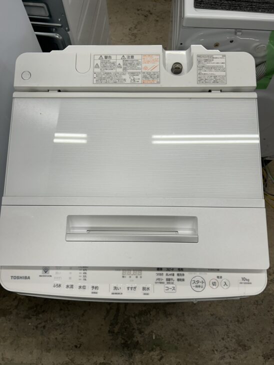 埼玉県吉川市 東芝 AW-10SD8 全自動洗濯機 2019年製 使用感ありのため