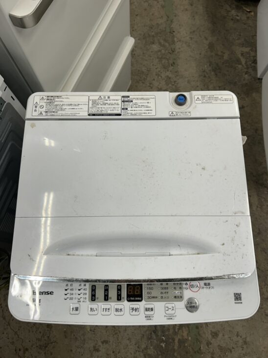 Hisence ハイセンス 7.5kg洗濯機 2023年製 HW-55E2W【モノ市場東浦店】41