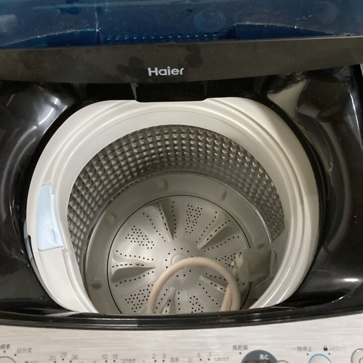 東京都多摩市でHaier洗濯機 JW-XP2C55F（2022年製）を出張買取｜外装