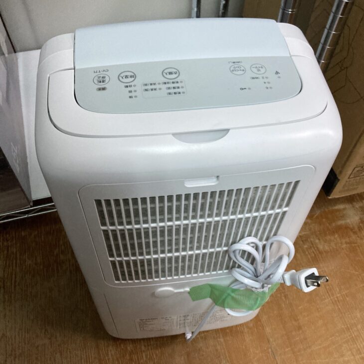 群馬県吾妻郡東吾妻町でSHARP除湿機CV-T71-Wを出張買取｜きれいな状態