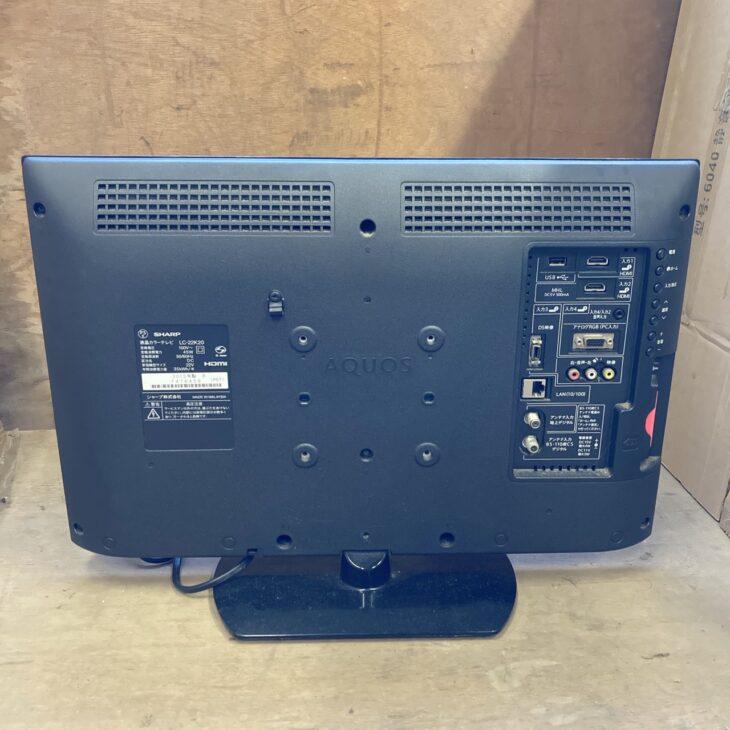 大阪府松原市にてSHARP AQUOS LC-22K20（2015年製）液晶テレビを出張