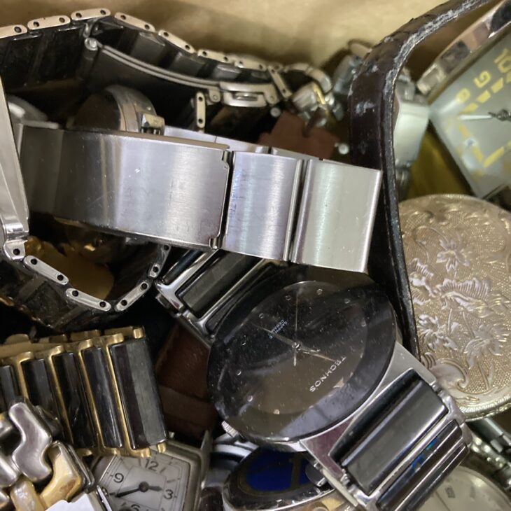 中津市でTECHNOSほかジャンク腕時計まとめセットを出張買取｜動作不明