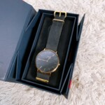 Daniel Wellington Classic Black Cornwall ブラック文字盤×ゴールドケース／ナイロンベルト