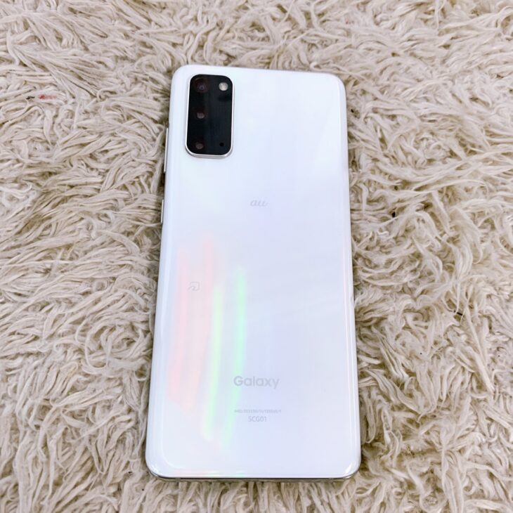 大洗町でGalaxy S20 5G（SCG01）を出張買取｜背面きれいな状態のスマホ