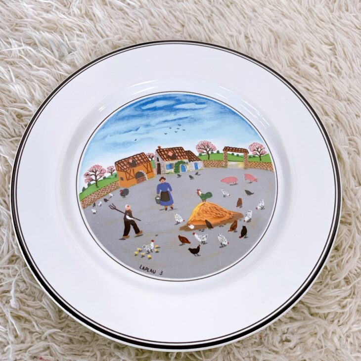 京都府福知山市にてVilleroy & Boch Design Naif プレートを出張買取