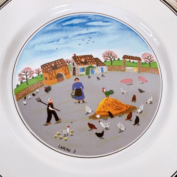 京都府福知山市にてVilleroy & Boch Design Naif プレートを出張買取