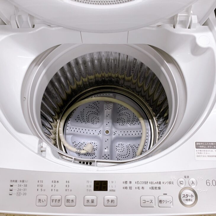 静岡県伊豆市にてSHARP 全自動洗濯機 ES-GE6J-Sを出張買取｜使用感