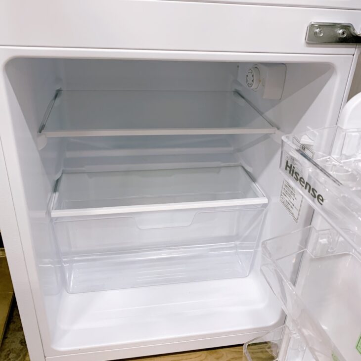 静岡県浜松市でHisense冷凍冷蔵庫 HR-B91E3W（2023年製）を出張買取