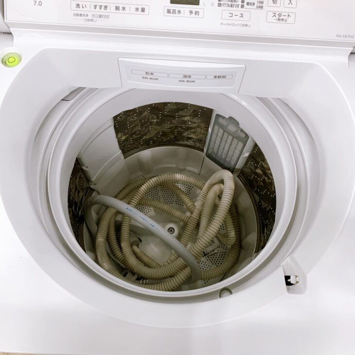 千葉県袖ヶ浦市でPanasonic 全自動洗濯機 NA-FA7H2を出張買取 きれいな