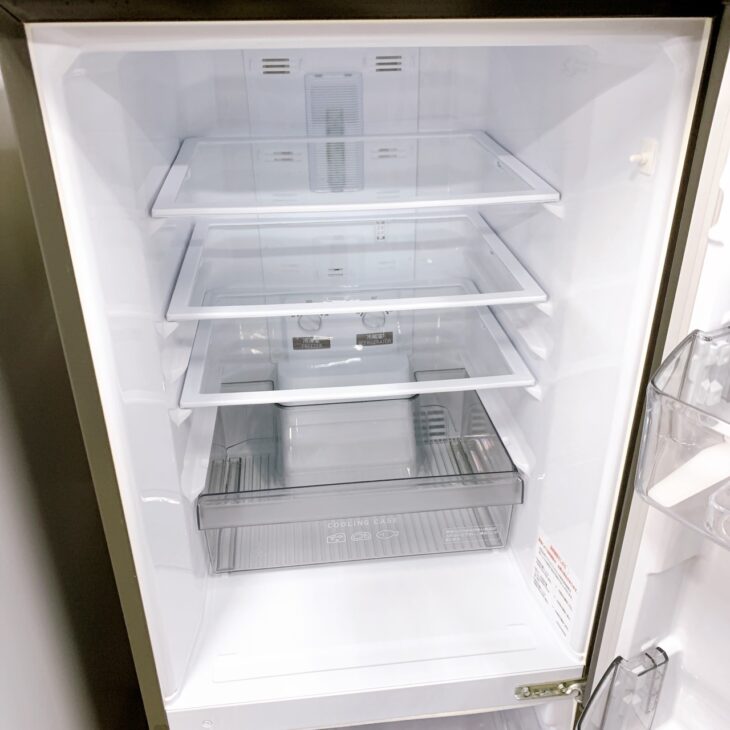 滋賀県大津市で三菱冷蔵庫 MR-P15G-H を出張買取｜2021年製・きれいな