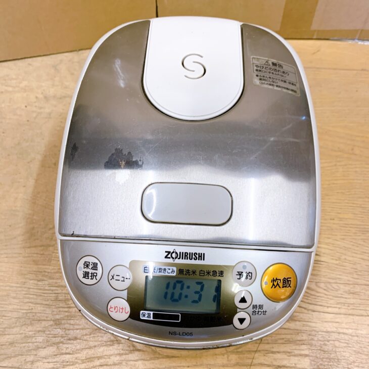 茂原市で象印 NS-LD05（2009年製）を無料引取り｜使用感が強い炊飯器 