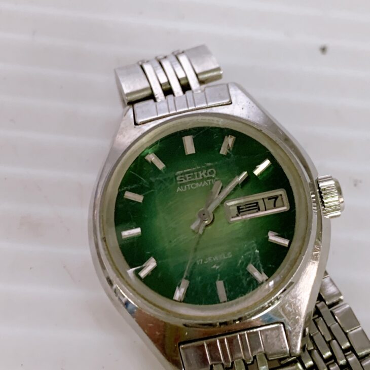 岐阜県各務原市でSEIKO 自動巻き腕時計 2206-0300を出張買取 グリーン