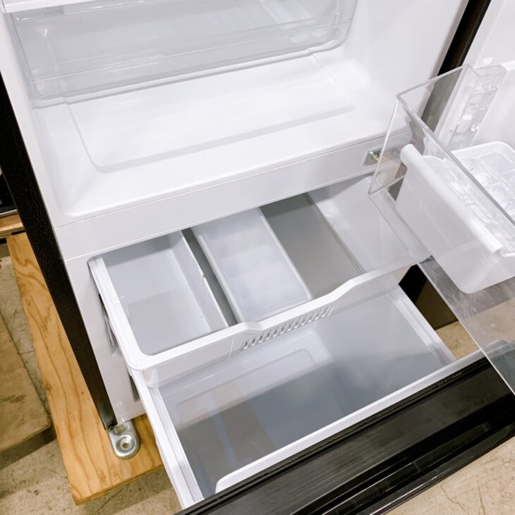 岡山県赤磐市でTAG label by amadana 冷蔵庫 AT-RF160-BK（2021年製