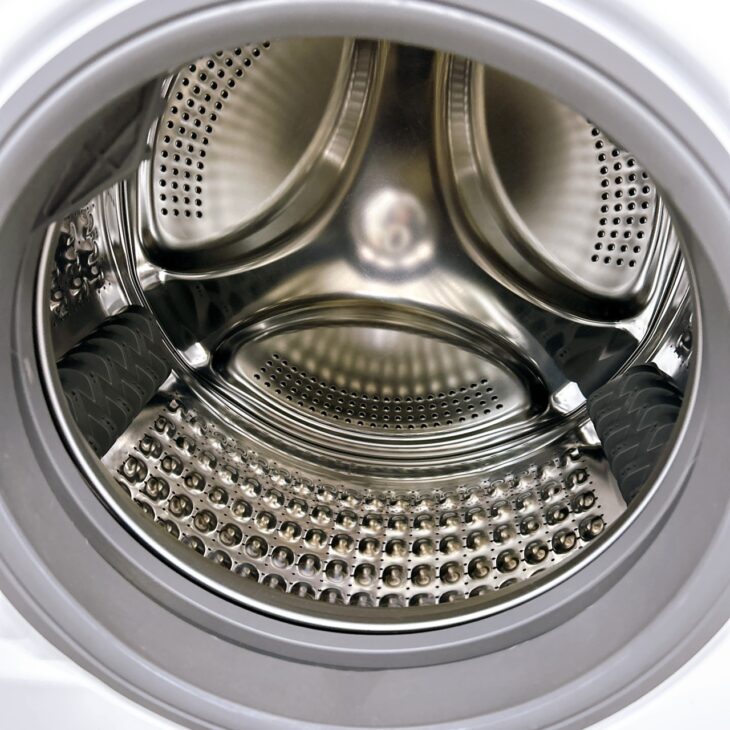 東京都多摩市へニトリ ドラム式洗濯乾燥機 ND100KL1WH 2024年製 内部