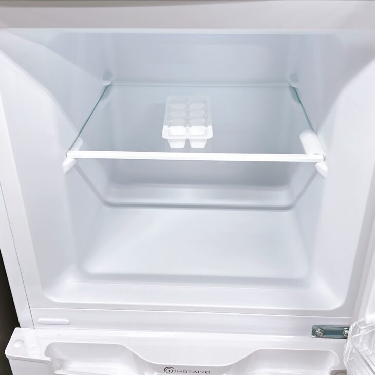 岩手県盛岡市で出張買取 TOHOTAIYO 2ドア冷凍冷蔵庫 TH-138L2-WH（2023