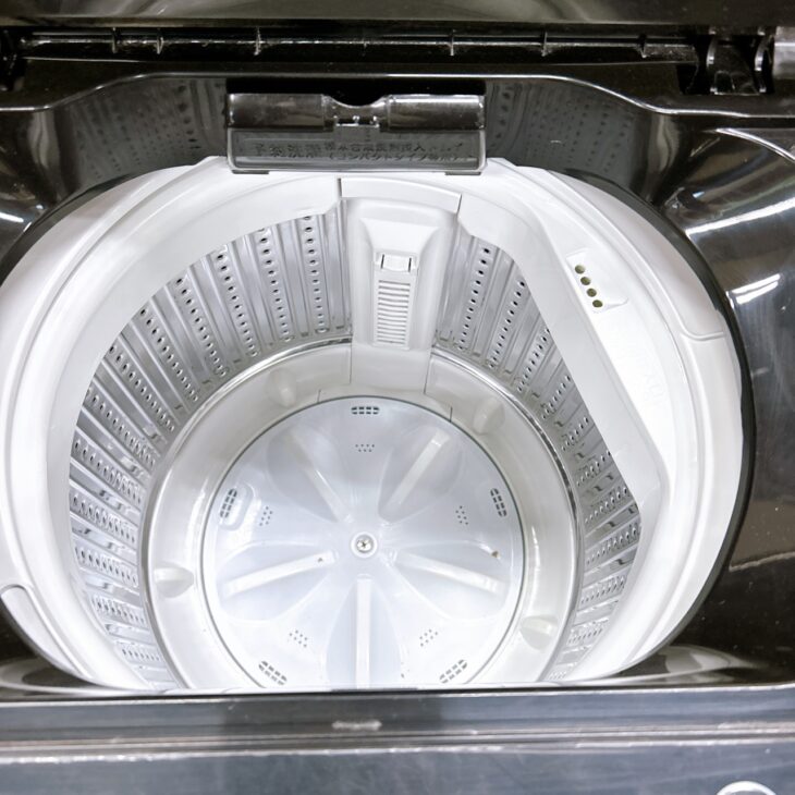 家電 RORO ywm t55lk 洗濯機 中古 RORO YWM-T55LK 2024年製 5.5kg ブラック 送風 乾燥機能