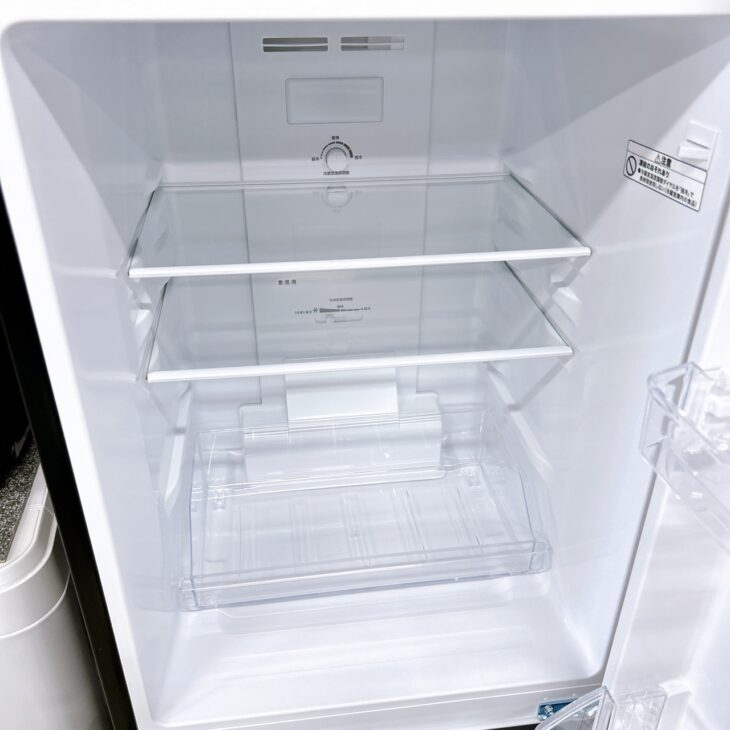 渋川市でニトリ 2ドア冷蔵庫 NTR-140BKを出張買取｜2024年製・庫内美品