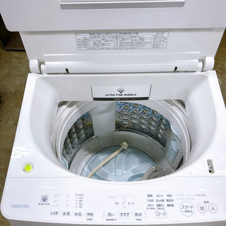 埼玉県上尾市 TOSHIBA 全自動洗濯機 WW-7D6 2019年製 出張買取事例