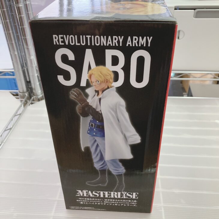 千葉県市原市でワンピース 一番くじ 革命の炎 B賞 サボ MASTERLISE 箱