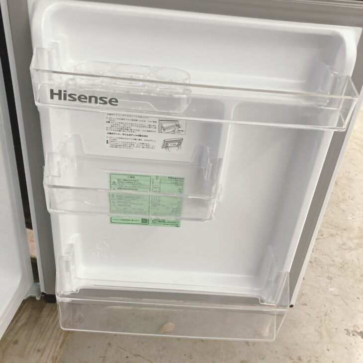 I 2503-1005 Hisense ノンフロン冷凍冷蔵庫 HR-B91E3W 2023年製 全定格内容積87L  取扱説明書付き 動作確認済み キズ 汚れあり HR-B91E3W | ハイセンスジャパン株式会社