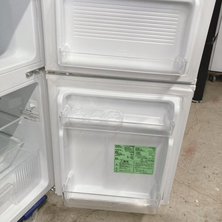 福岡県筑後市でComfee ノンフロン冷凍冷蔵庫 RCT90WH/E 2024年製を出張