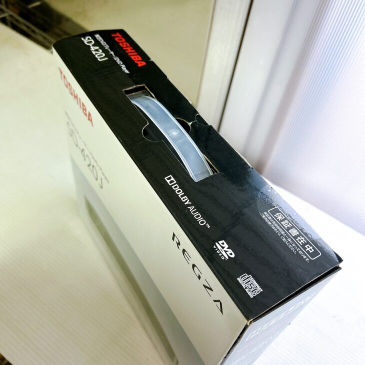 愛知県安城市へ出張買取 東芝 DVDプレーヤー SD-420J 付属品あり 箱に