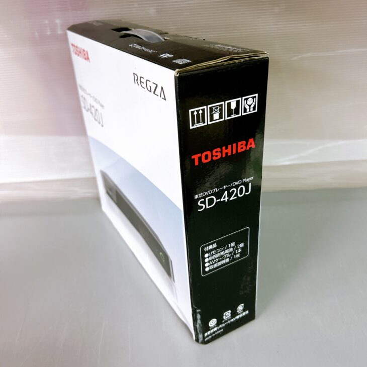 岡山県倉敷市でDVDプレーヤー買取 TOSHIBA SD-420J 箱付きで使用感が