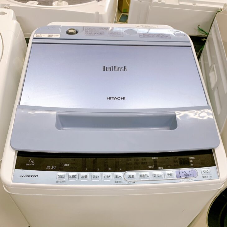 東京都新宿区にて日立 BW-V70C 全自動洗濯機 出張買取 2019年製のため