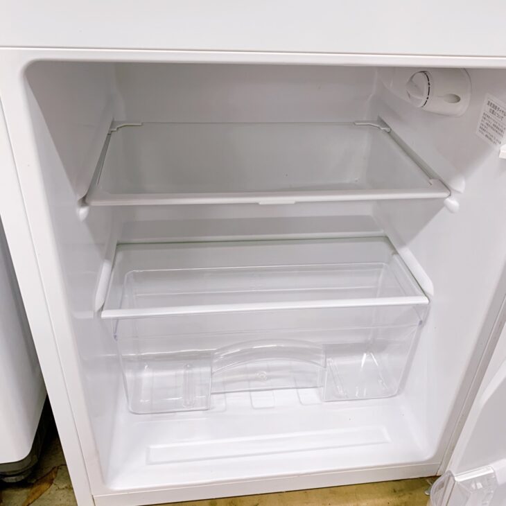 BR-85A冷凍冷蔵庫(2021年製) 冷蔵庫 ホワイト BR-85A-W [幅47.4cm /85L /2ドア /右開きタイプ /2021