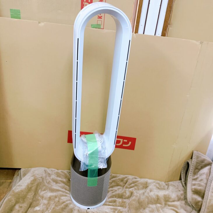 東京都江戸川区でDyson タワーファン 空気清浄機能付きモデルを出張 