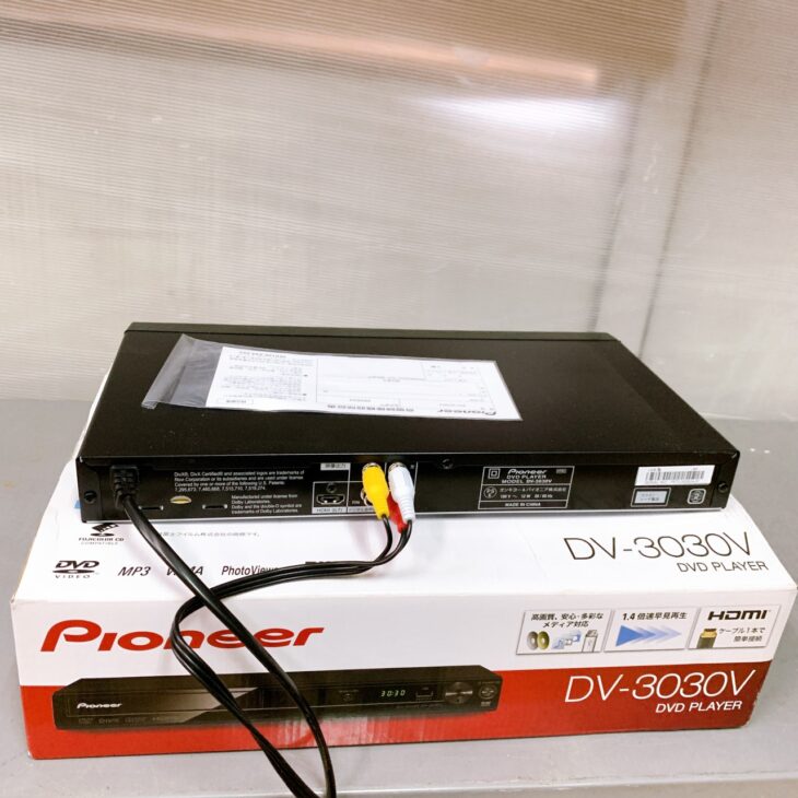 東京都西東京市でPioneer DVDプレーヤー DV-3030Vを出張買取 付属品