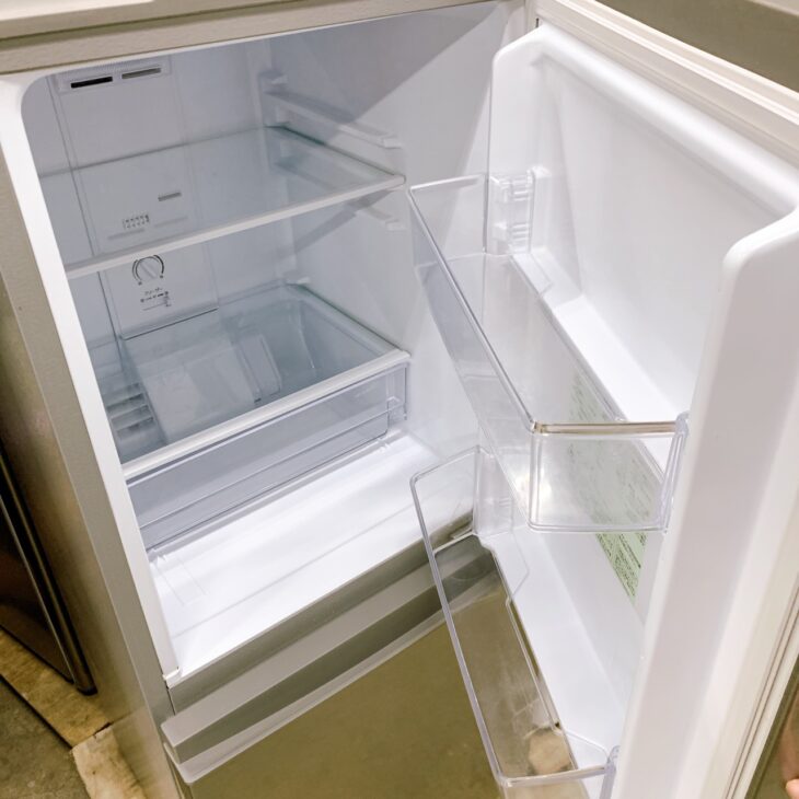 栃木県さくら市でAQUA ノンフロン冷凍冷蔵庫 AQR-13M(S)を出張買取 庫