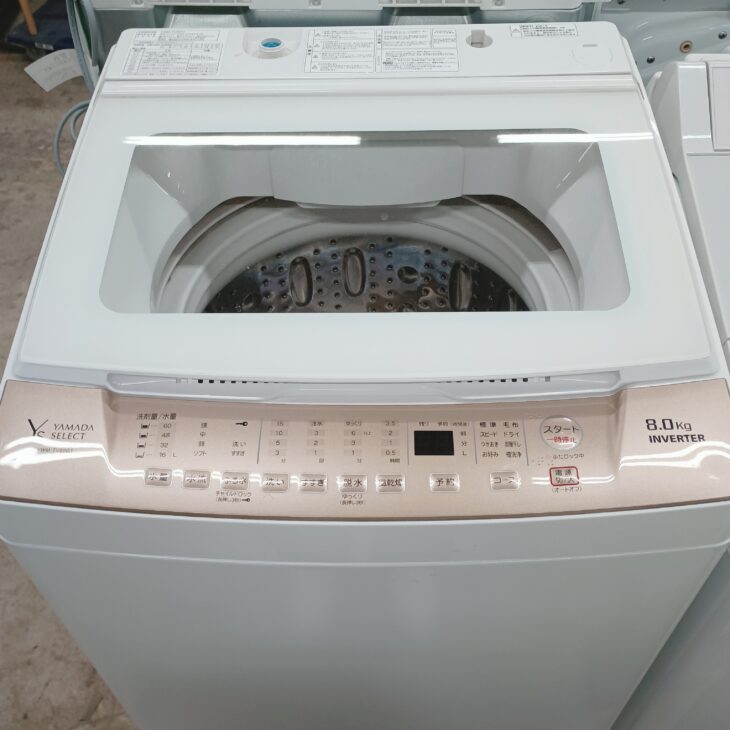 東京都世田谷区下北沢でYAMADA SELECT 全自動洗濯機 YWM-TV80G1（2020