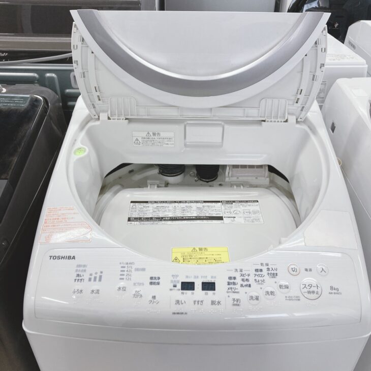東京都目黒区自由が丘にてTOSHIBA 電気洗濯乾燥機 AW-8V6 2018年製