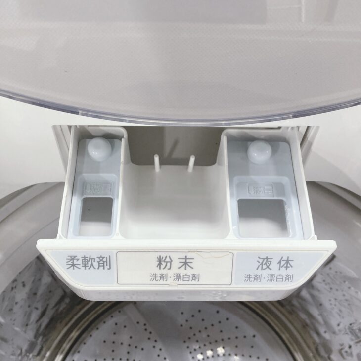 東京都八王子市にてSHARP 全自動洗濯機 ES-GV8E-W 2021年製 使用感あり