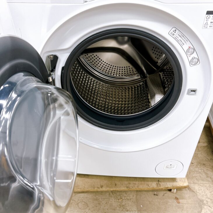 福島県喜多方市にてアクア ドラム式洗濯乾燥機 AQW-DX12R-L 2024年製を